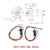 Windkraftschlupfringdurchmesser. 22mm 2/3/4ch -Kanäle Drähte 15a 30a leitfähiges Flansch -Slipring für Vergnügungsträgerzubehör