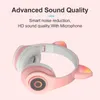 B39 Bezprzewodowe słuchawki słuchawkowe Bluetooth Bluetooth na słuchawkach z ucha z kontrolą objętości światła LED dla dzieci 039S Holiday5774859