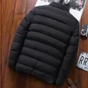 XXXXL nouvelle veste d'hiver hommes mode col montant mâle Parka veste hommes solide épais vestes et manteaux homme Parkas 201023