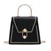 Designer- Metal Handle Handbags Mulheres Crossbody Bags Alta Embraiagem de Quarty Bolsas Femininas Senhoras Mensageiro Saco