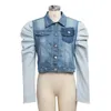 women jean jacket coat outerwear autumn winter denim top womens tops fashion coats solid womens clothing klw5203