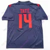 Vin Arizona Wildcats Football Jersey NCAA College Rob Gronkowski Nick Foles Khalil Tate Gary Brightwell J.J. Taylor Cunningham Berryhill III