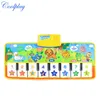 71x28cm Baby Musical Carpet Music Mat Funny Animal Voice Singing Playing Music Piano Early Educational Learning Toys for Kids LJ201113