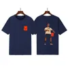 힙합 랩 스타 T 셔츠 남성 여성용 하라주쿠 반소매 Tshirt Streetwear 편지 인쇄 여름 티셔츠 탑스