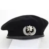 Boinas de lã de alta qualidade moda boné do exército estrela emblema marinheiro dança desempenho chapéu trilby chapeau para homens mulheres unissex gh400330g5919844