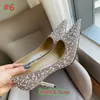 2023 Meilleure vente Livraison gratuite 6,5 cm 8,5 cm Talons hauts en cuir Pointu Perle Diamant Talons hauts Chaussures plates Chaussures de fête de mariage en cuir Taille 35-40