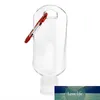 10st 15 / 50ml Travel Plast Klar flaskor med nyckelring behållare Tom återfyllningsbar hudvård flytande hand sanitizer behållare