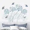 Autocollants muraux Nouveaux créations bleues FLOTER FLING PAPILLE ART WALL AGRIPAGE SUPPORT PAPIER MURAL PVC PVC DÉCORATIONS T200601