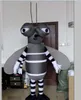 2019 Hot venda Halloween mosquito preto traje da mascote dos desenhos animados alta qualidade skeeter caráter tema Anime Custo Natal partido do carnaval Fantasia