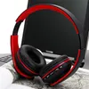 ABD Stok HY-811 Kulaklıklar Katlanabilir FM Stereo MP3 Çalar Kablolu Bluetooth Kulaklık Siyah Kırmızı A09 A20