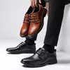 Hommes Formelle Affaires Brogue Chaussures Hommes Chaussures Habillées Mâle Casual En Cuir De Noce Mocassins Livraison Gratuite