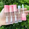 Tomt lipgloss tube DIY Lip Gloss Refillerbara flaskor Mask Cream Plastbehållare Big Wand Lips Glaze Packaging Bottle