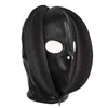 NXY Adult SM Toys Lovefun Strict Leather Premium con Open Eye Museruola rimovibile Bondage Fetish Slave Hood Fantasy Face Toy0108