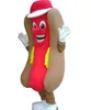 Costume de mascotte HOT DOG HOT DOG pour adulte à porter à vendre Costume de carnaval Costume de fête de carnaval