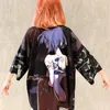 Kimono Frauen Yukata Haori japanische Kimono Strickjacke Yukata weibliche japanische Streetwear Samurai Japan Kleidung Cosplay FF202101