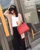 HBP Top cowhide Shopping Bag Wide strap shoulder Lady Messenger genuine leather handbags 5A tote purses