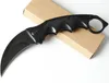 1 st Folding Blade Claw Knife 440c Titanumbelagda blad Stål + Aluminiumhandtag Karambit Utomhus Survival Tactical Knives