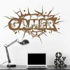 Arrival Game Wall Decal Playroom Gamer Vinyl Art Stickers Teen Boy Room Decoration Posters Decals G996 220217