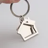 Creative Netal KeyChain Pendant Metal Keyrings House Design Car Key Chain Holder Real Estate Opening Presents