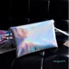 Clutch Bags Foldable Silver Evening Fashion Shoulder High Quality Handbags Lady Envelope Cross Body Bag Holographic