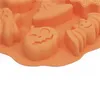 Bricolage Silicone Gâteau Moules Halloween Fantôme Festival Moules Poupée Citrouille Crâne Rond Rectangle Moule Vendre Bien 4 3bh J1