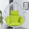 Nenhum enchimento pendurado cadeira cadeira almofadas ovo hammock espessura ninho de volta travesseiro para interior pátio ao ar livre jardim jardim escritório y200723