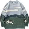suéter de vacas