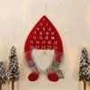 Hot Christmas Decior Advent Calendar Forest Man Jul Ornament Lobby Hem Vardagsrum Dörr Vägg Party Pendant Dekorationer