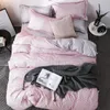 J Pink Flower 4pcs Girl Boy Kid Juego de cubierta de cama Funda nórdica Sábanas y fundas de almohada para niños adultos Juego de cama de edredón 2TJ-61017 201021