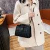 HBP New Women 가죽 크로스 바디 가방 여성용 소프트 가죽 숄더 가방 소녀를위한 작은 핸드백 Bolsa feminina230m