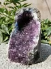 Natural Amethyst Hole Crystal Quartz Brazil Riki Energy Lucky Decor264Y