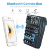 Professional 4 Channels Audio Mixer DJ Sound Mixing Console External Sound Card for Computer Audio Interface 48V Phantom Power1