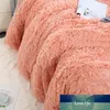 160*200 Shaggy jeter couverture douce en peluche couverture de lit couverture moelleux fausse fourrure rose couvertures pour lits canapé canapé manta livraison directe