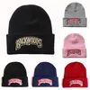 Nuovo cappello lavorato a maglia berretti Backwoods Lettering Cap donna cappelli invernali per uomo cappello caldo moda solido berretto hip-hop cappelli unisexDropshipping