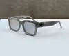 남자를위한 그레이 실버 거울 선글라스 1413 경기 대리석 프레임 패션 선글라스 des lunettes de soleil wit box