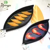 Main Dinner Plates Western Dining Room Salmon Dish Imitation Porcelain Falling Resistant Restaurant Tableware A5 Melamine