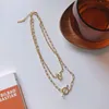Silvology 925 Sterling Silver O T Backle Double Leaer Chain Necklace Gold Wild Elegant 2019 Women039S Necklace Silver 925 Jewel3437606