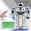 En stock! XYCQ USB Charge Danse Geste Contrôle RC Robot Jouet Bleu Rose pour Enfants Enfants Cadeau D'anniversaire Présent 201211