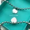 Ihåliga pärlor kedja armband kvinnor par hjärtarmband strängar rostfritt stål mode smycken valentin dag gåva för kvinna tillbehör grossist