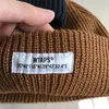 WTAPS krótkie czapki zimowe czapki dla kobiet mężczyzn jesienne doker docker bez kapiów projektant Whole Ladies Akcesoria Skullcap Fashion S2092924