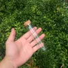 60ml Glass Bottles Vials Jars Test Tube With Cork Stopper Empty Transparent Clear 30x120mm 24pcs/lot