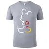 cartoon jongen designer Nieuwe T-shirts T-shirt Mannen Vrouwen Shirt 100% Katoen Zomer Korte Mouw T-shirt Mannelijke Mode hoge kwaliteit Tops Cool Tee Kleding 2XL