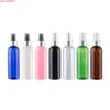 100ml 50pcs Empty Aluminum Collar Spray Pump Fragrance Makeup Bottles Perfume Cosmetic Mist Sprayer Container Packaginghigh quatiy