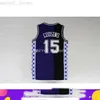 Stitched custom 15 cousins 2 richmond 55 williams Retro Purple Black Jersey women youth mens basketball jerseys XS-6XL NCAA