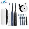 Seago Sonic Electric Toothbrush SG575 IPX7 Waterproof 5 Pcs Soft Bristle Brush Heads 1 Year Long Durability Time Rechargeable 220224