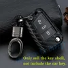 Remote 3 Button Black Key Case Cover Keychain Holder Fit For VW Passat Touran EGolf Skoda Octavia SEAT Ateca Silicone8628244