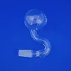 10mm 14mm 18mm Male Female Glass Oil Burner Pipe Bent Smoking Pipes Curved Burning Tube Frosted Joint Adaptor For Water Bong