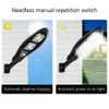 500 watów LED Solar Light Outdoor Solar Lampa zasilane światłem słonecznym Wodoodporne Pir Motion Sensor Street Light do dekoracji ogrodu