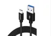 OLESIT 2M 6.6FT 3M 10FT 3.1A Chargeur rapide Micro USB Câbles Type-C Câble-C pour Samsung Huawei HTC LG avec emballage