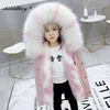 Children's parka for girls 2020 Winter Thick Girls Faux Fur Coat Kids Fashion Coat for girl Clothes Childrens' Snowsuit Jacket LJ201130